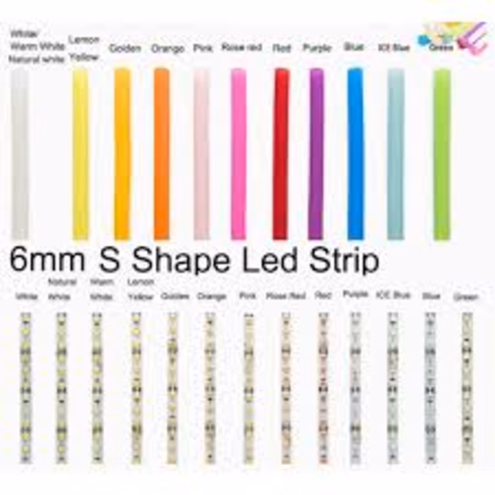 ZIGZAG STRIP-12V-120LED-6mm-3D CUT-7.2W-10000K - Image 4